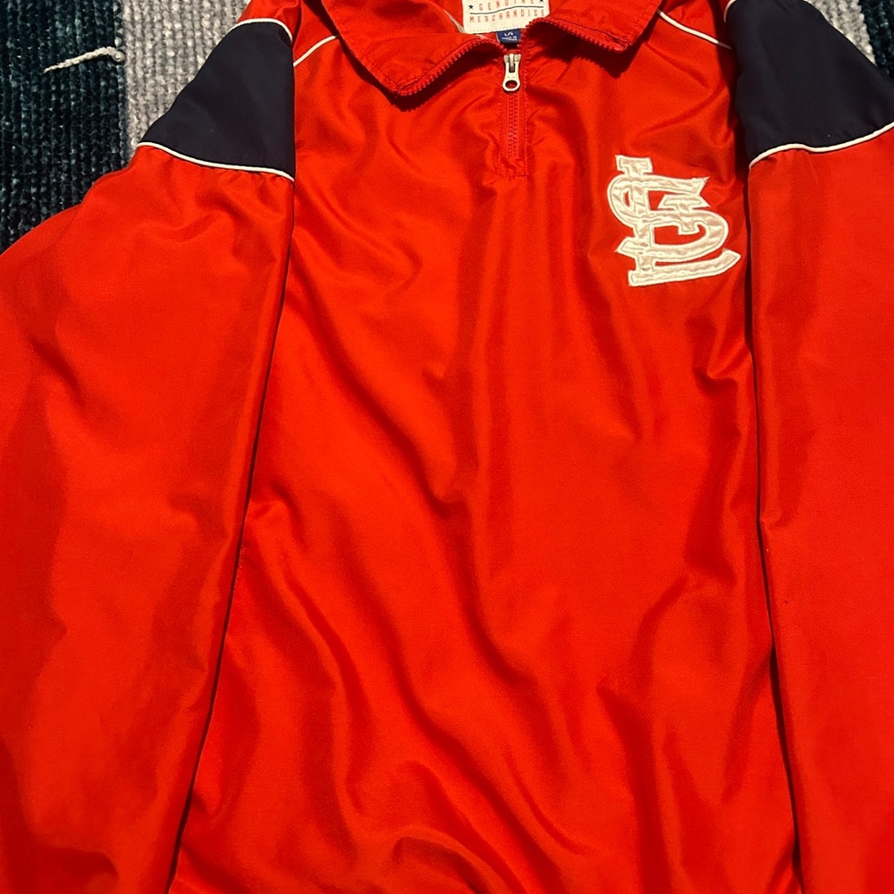Large MLB ST Louis Cardinals Wind breaker
